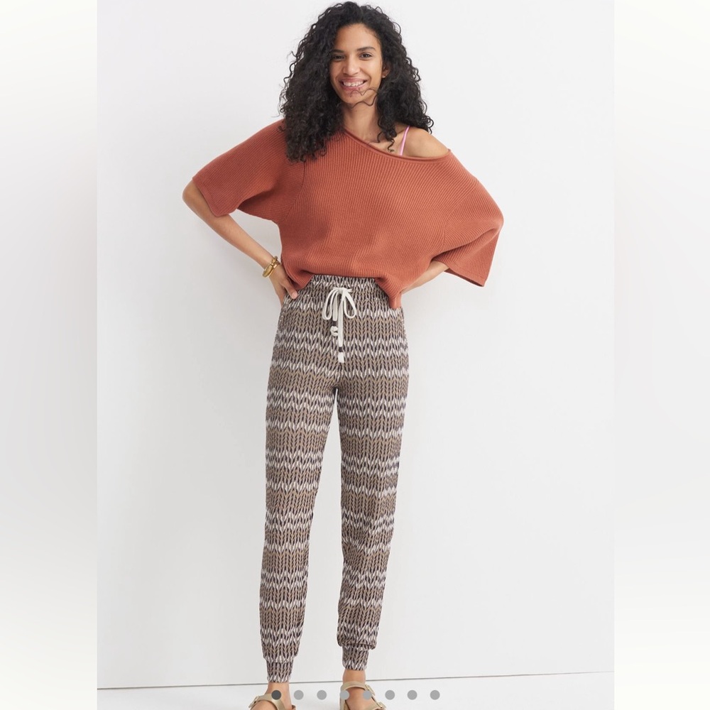 Anthropologie Mary Jacquard Joggers size‎ small